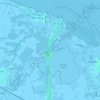Topografische kaart Kanaal door Zuid-Beveland, hoogte, reliëf