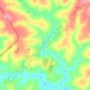 Topografische kaart Pirayu, hoogte, reliëf