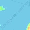 Topografische kaart Chester Island, hoogte, reliëf