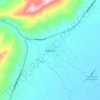 Topografische kaart Aguazul, hoogte, reliëf