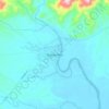 Topografische kaart Puerto Rico, hoogte, reliëf