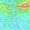 Topografische kaart Grad Krapina, hoogte, reliëf