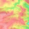 Topografische kaart Bioul, hoogte, reliëf