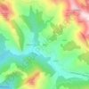 Topografische kaart Bueres, reliëfkaart, hoogtekaart