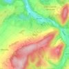 Topografische kaart Heyd, hoogte, reliëf
