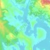 Topografische kaart Oymapınar, hoogte, reliëf