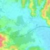 Topografische kaart Grabonoš, hoogte, reliëf