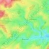 Topografische kaart Weisten, hoogte, reliëf