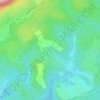 Topografische kaart Áfrika, hoogte, reliëf