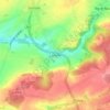 Topografische kaart Laneffe, hoogte, reliëf