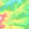 Topografische kaart La Mortera, reliëfkaart, hoogtekaart
