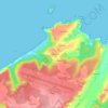 Topografische kaart Navalón, reliëfkaart, hoogtekaart