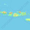 Topografische kaart Nusa Tenggara Barat, hoogte, reliëf