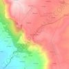 Topografische kaart Alto da Rodicio, reliëfkaart, hoogtekaart
