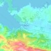 Topografische kaart Stari Grad, reliëfkaart, hoogtekaart