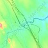 Topografische kaart Tsavo, hoogte, reliëf