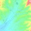 Topografische kaart La Division, hoogte, reliëf