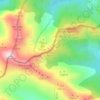 Topografische kaart Piedrafita, reliëfkaart, hoogtekaart