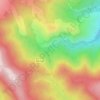Topografische kaart Quinto Real, reliëfkaart, hoogtekaart