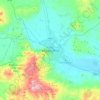 Topografische kaart Afyonkarahisar, hoogte, reliëf