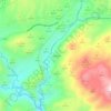 Topografische kaart Lucainena, hoogte, reliëf