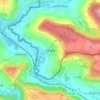 Topografische kaart Torgny, hoogte, reliëf