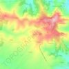 Topografische kaart Rignano, reliëfkaart, hoogtekaart