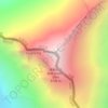 Topografische kaart 珠穆朗玛峰 - Mount Sagarmatha, reliëfkaart, hoogtekaart