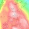 Topografische kaart Gamonal, reliëfkaart, hoogtekaart