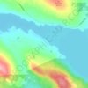 Topografische kaart Valset, hoogte, reliëf