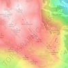 Topografische kaart Mostayal, reliëfkaart, hoogtekaart