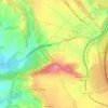Topografische kaart Iranzu, reliëfkaart, hoogtekaart