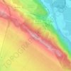 Topografische kaart Gurugu, reliëfkaart, hoogtekaart