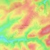 Topografische kaart Rocherath, hoogte, reliëf