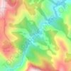 Topografische kaart Las Ventas, reliëfkaart, hoogtekaart