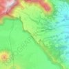 Topografische kaart Cemoro Lawang, hoogte, reliëf
