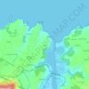 Topografische kaart Foxos, reliëfkaart, hoogtekaart