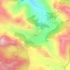 Topografische kaart La Peral, reliëfkaart, hoogtekaart