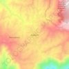 Topografische kaart Abejorral, hoogte, reliëf