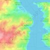Topografische kaart Maracaibo, reliëfkaart, hoogtekaart
