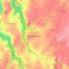 Topografische kaart Belmar, reliëfkaart, hoogtekaart