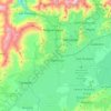Topografische kaart Valencia, reliëfkaart, hoogtekaart
