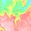 Topografische kaart Kozaklı, hoogte, reliëf