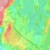 Topografische kaart Kalnes, reliëfkaart, hoogtekaart