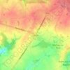 Topografische kaart Gozée, hoogte, reliëf
