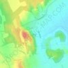 Topografische kaart Hegyalja, hoogte, reliëf
