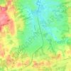 Topografische kaart Aurora, reliëf, hoogte