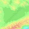 Topografische kaart གནམ་མཚོ་ (纳木错), reliëfkaart, hoogtekaart