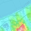 Topografische kaart Balatonszemes, hoogte, reliëf