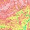 Topografische kaart La Sûre, hoogte, reliëf